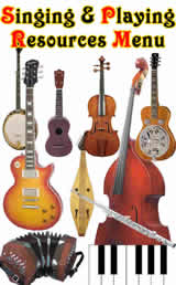 Singing and Playing resources menu